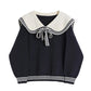 Sailor Collar Pullover Sweater